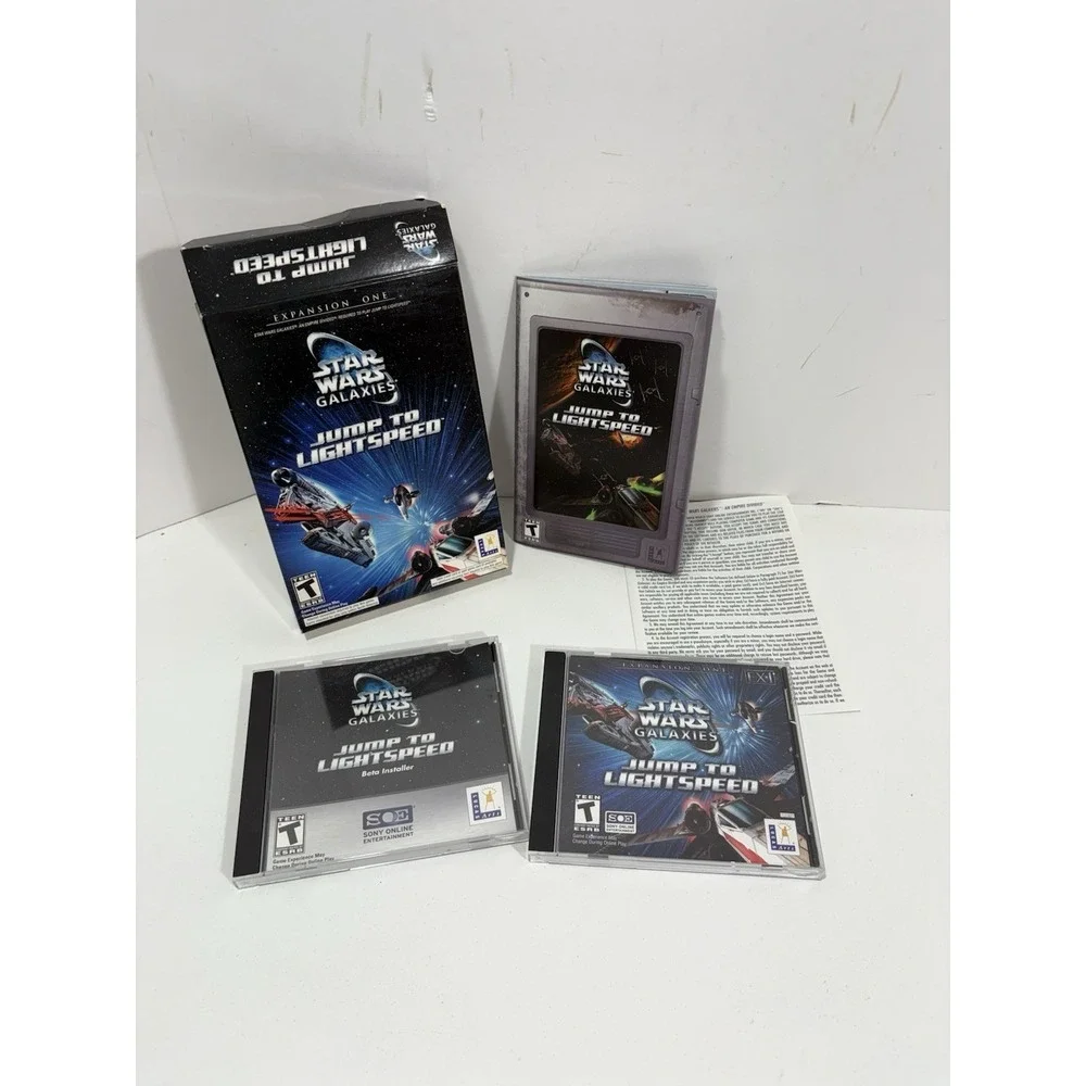 Star Wars Galaxies Jump to Lightspeed Expansion One PC Retail Box‎ 100+ Level